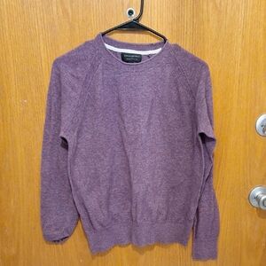 Purple cotton Banana Republic sweater